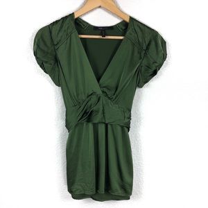 BCBGMAXAZRIA Silk Blouse Size Small